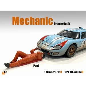 AD-23791O 1:18 Mechanic with orange jumpsuit - Paul