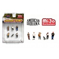 AD-2429MJ 1:64 Limited Edition Die Cast Figure Set - Curbside Crowd