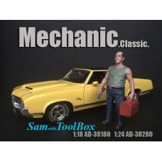 AD-38180 1:18 Mechanic Classic - Sam with Tool Box