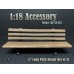 AD-38435 1:18 Park Bench 5" Long (Set of 2)