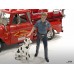 AD-76320 1:18 Firefighters - Fire Dog Training