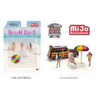 AD-76481MJ 1:64 Limited Edition Die Cast Figure Set - Beach Girls