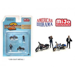 AD-76490MJ 1:64 Limited Edition Die Cast Figure Set - Motomania 2