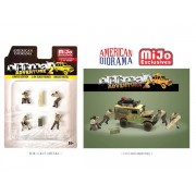 AD-76496MJ 1:64 Limited Edition Die Cast Figure Set - Off Road Adventure 2
