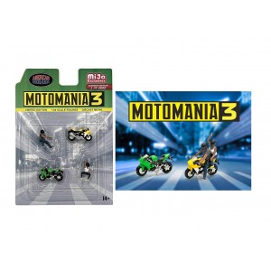 AD-76499MJ 1:64 Limited Edition Die Cast Figure Set - Motomania 3