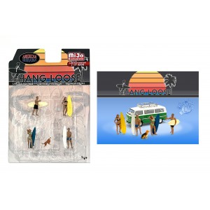 AD-76500MJ 1:64 Limited Edition Die Cast Figure Set - Hang Loose