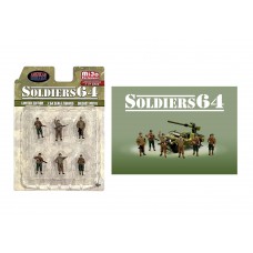 AD-76502MJ 1:64 Limited Edition Die Cast Figure Set - Soldiers64