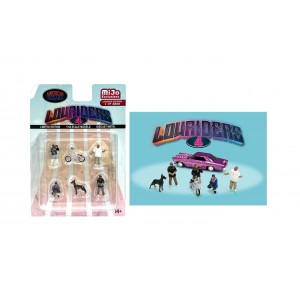 AD-76506MJ 1:64 Limited Edition Die Cast Figure Set - Lowriders 4
