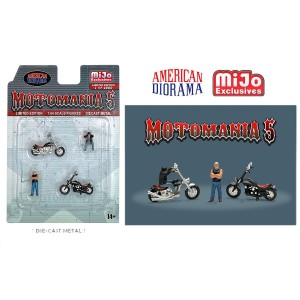 AD-76512MJ 1:64 Limited Edition Die Cast Figure Set - Motomania 5