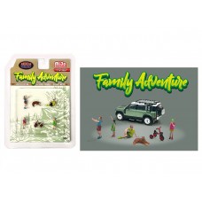 AD-76513MJ 1:64 Limited Edition Die Cast Figure Set - Family Adventure