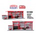 AD-76530MJ 1:64 Garage Diorama (AutoWorld Licensed Advan Yokohama stickers pack included)