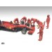 AD-38388 1:43 F1 Pit Crew Figure - Set Team Red (Set 3, Final set)