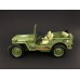 1:18 Die Cast Army Jeep Vehicle - Military Police (Green)
