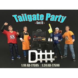 AD-77596 1:24 Tailgate Party Figure Set II 