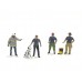 AD-76482MJ 1:64 Limited Edition Die Cast Figure Set - Firefighters 2