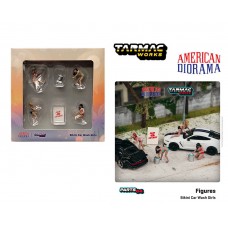 Tarmac Works / American Diorama Collaboration 1:64 scale figures - Bikini Car Wash Girls -