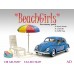 AD-76417 1:24 Beach Girls Accessories - Beach Chair & Umbrella